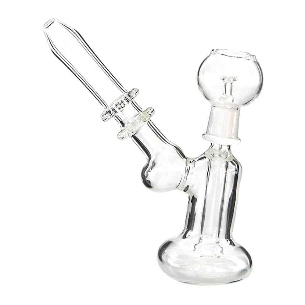 Generic Label 5.5" Double Ring Oil Rig 14mm - Clear / 3