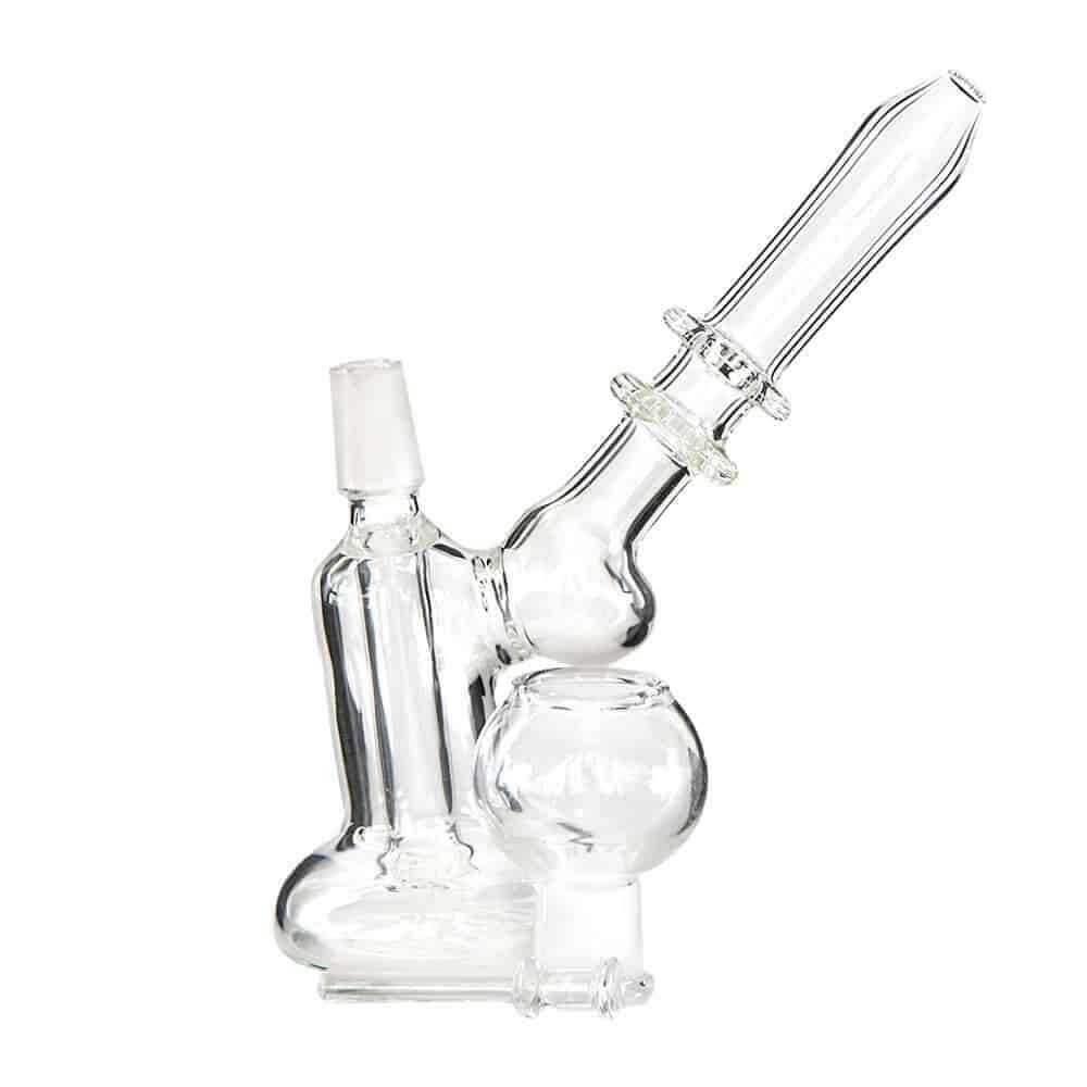 Generic Label 5.5" Double Ring Oil Rig 14mm - Clear / 4