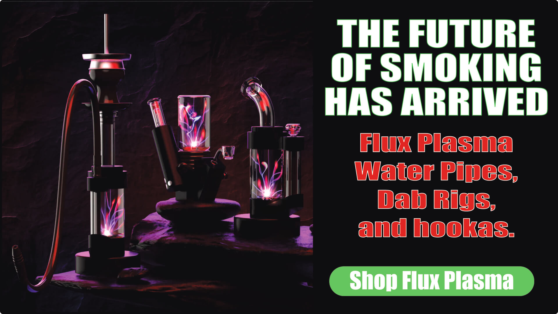 Flux Plasma Water Pipes Banner