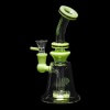 Diamond Glass Gold Ring Water Pipe - Slime Green - 03