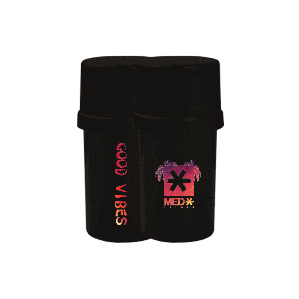 ONE Of BLACK MEDTAINER Storage Containers W/ Built-In Grinder Air & Water Tight | UK - Foto 12