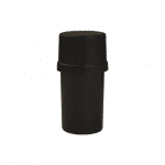 Medtainer | Storage w/ Grinder Solid Black - 20 Dram | Streamline Your Storage and Grinding