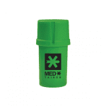 Medtainer | Storage w/ Grinder Green w/ Black Medtainer | Logo - 20 Dram | The Ultimate Smart Solution for On-the-Go Storage