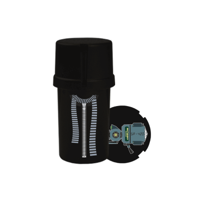 Medtainer | Storage w/ Grinder "Grusome" Grusome Gang - 20 Dram | The Ultimate On-the-Go Storage Solution