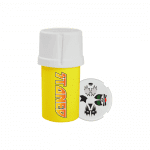 Medtainer | Storage w/ Grinder KISS of THC "Stoned" - 20 Dram | The Ultimate Rock 'n Roll Herb Companion