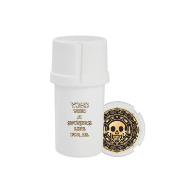 Medtainer | Storage w/ Grinder "Stoners Life" Under Seige - 20 Dram | Your All-in-One Solution with Style!