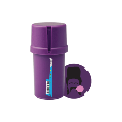 Medtainer | Storage w/ Grinder "The Bratt" Grusome Gang - 20 Dram | Seamless Storage Meets Effortless Grinding