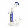 Generic Label 5.5″ 4 Dot Showerhead Oil Rig 14mm – Blue - 1