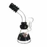 420º Below | 8.5" 3 Ring Bent Neck Oil Rig 14mm - Black
