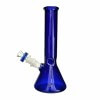 Generic Label 9.5″ Beaker Water Pipe 18mm – Blue - 1