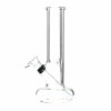 Generic Label USA 8.5″ Round Bottom Water Pipe – Clear - 3