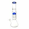 Generic Label 13″ 10 Arm Perc Beaker Water Pipe 18mm – Blue - 4