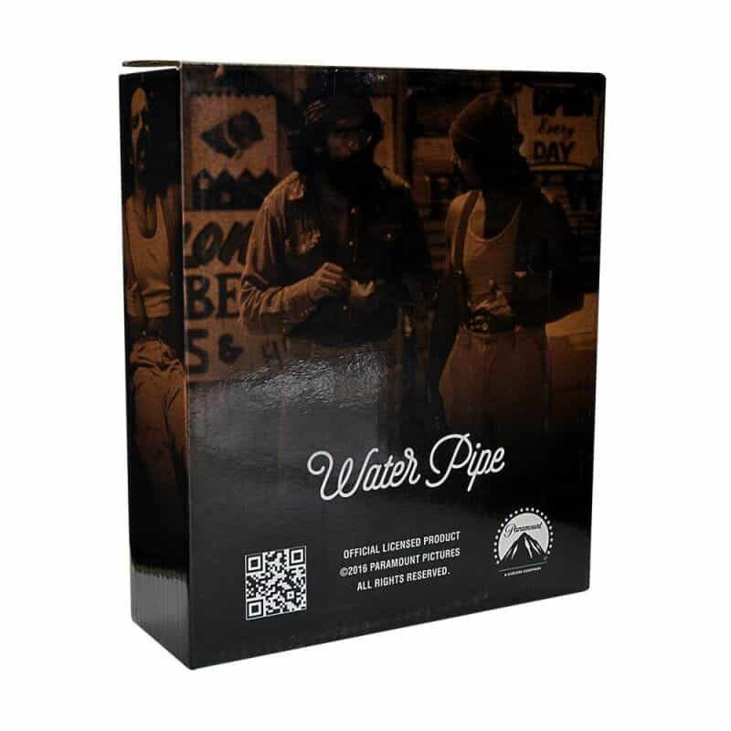 Cheech & Chong Glass Clyde 2 Chamber Bubbler - Black - Box