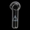 Chameleon Glass Deathly Hallows Glass Pipe - Glow in the Dark | Daylight