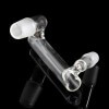 Glassheads Clear Glass Male To Male Drop Down Adapter - 18mm to 14mm / 1