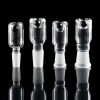 UPC Clear Cylinder Bowl with Black Color Marbles - Male 14mm