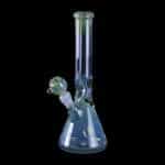 Chameleon Glass | 12" Galactic Series Beaker Fumed Water Pipe - Color Changing | Your Gateway to Cosmic Adventures