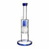 Generic Label 8" Straight Showerhead Oil Rig / 14mm - Blue / 2