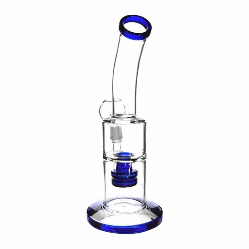 Generic Label 8.5" Blue Bird Cage Oil Rig / 14mm / 2