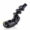 Empire Glassworks "Slimy Alien" Sherlock Glass Hand Pipe / 2