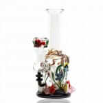 Empire Glassworks | 7" Mini Rig Under the Sea w/ Artistic Bowl | Dive into a Unique Glass Adventure!