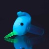 Empire Glassworks Radioactive Narwhal Glass Bowl w/ Tooth Dabber - 14mm / 3