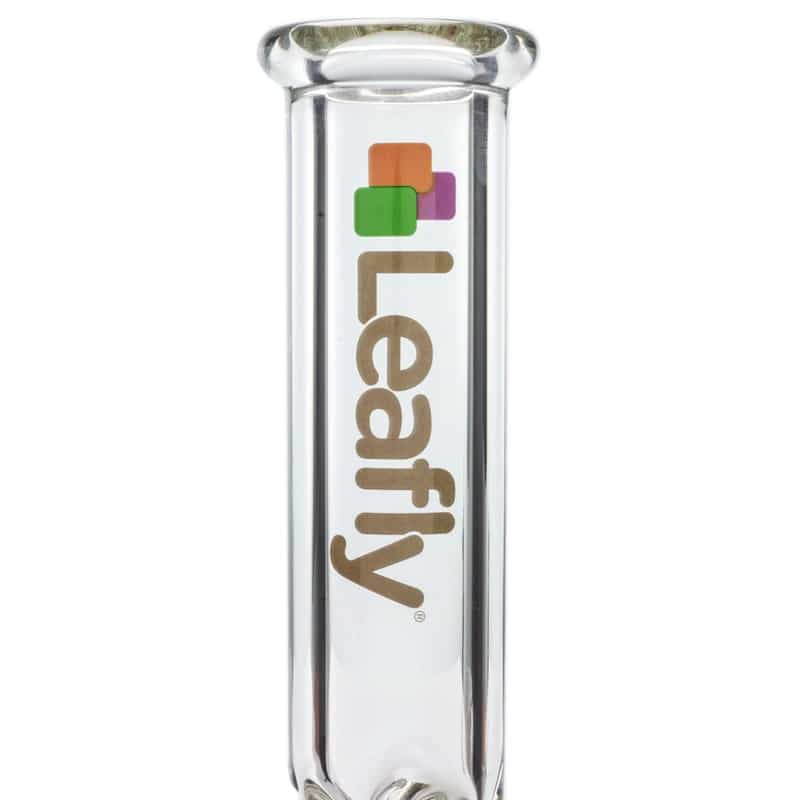 Leafly 12" Straight Tube Water Pipe - OG Kush / 5
