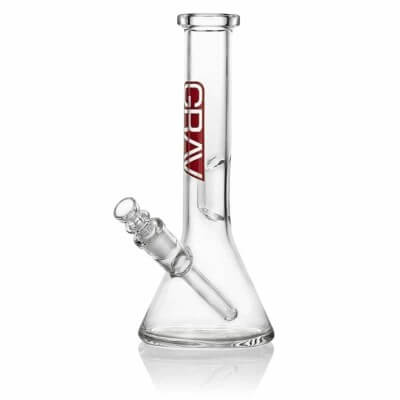 GRAV® 8" Beaker Water Pipe - Clear