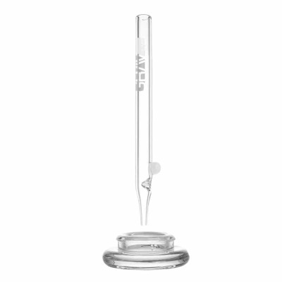 GRAV® 7" Vapor Straw & Dish - Clear