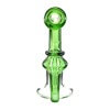4:20 Generic Label 5.5" Green Stem Recycler Water Pipe 14mm / 4