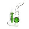 4:20 Generic Label 5.5" Green Stem Oil Rig 14mm / 4