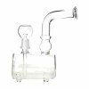Generic Label 6" Barrel Oil Rig 14mm - Clear