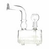 Generic Label 6" Barrel Oil Rig 14mm - Clear / 3