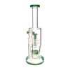 Generic Label 13" Waffle to Showerhead Perc Water Pipe 18mm - Green / 6