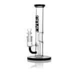 GRAV | 8" Straight Base Water Pipe - Black