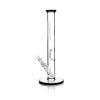 GRAV® 16" Straight Base Water Pipe W/ Angled Joint - Black