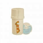 Medtainer | Storage w/ Grinder "Shifting Tides" - 20 Dram / Tan | Dive Into the Ultimate Grinding Experience