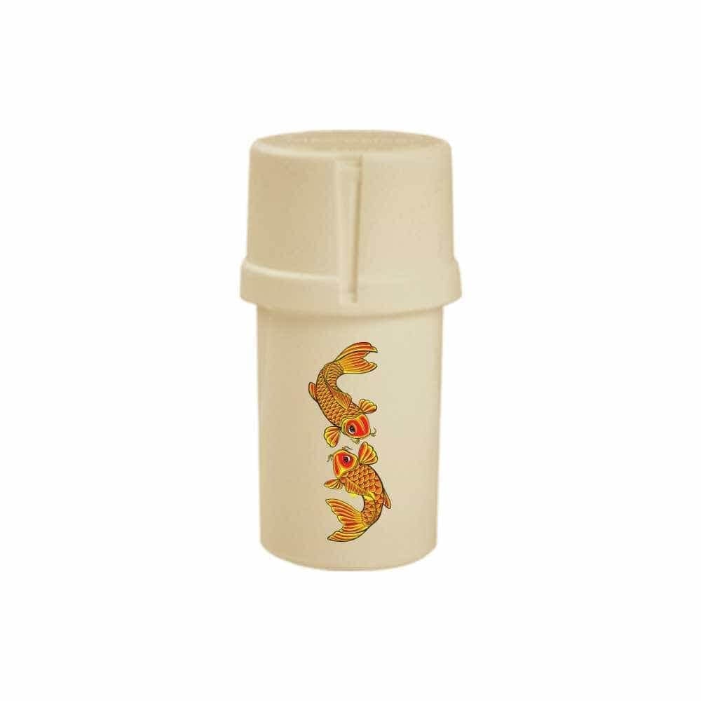 The Medtainer Storage w/ Grinder "Shifting Tides" - 20 Dram / Tan / 3