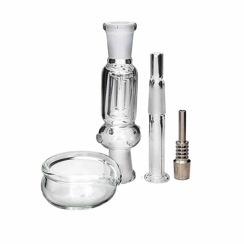 Generic Label 6" Mini Nectar Collecting Dab Pipe - 10mm / 3