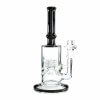 4:20 Generic Label 10.5" Wheel Perc Rig 18mm - Black / 3