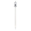 4:20 Generic Label 7" Glass Sword Dabber - Assorted Colors / 5