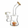 Hemper 6.5" Hourglass Water Pipe 14mm - Assorted Colors