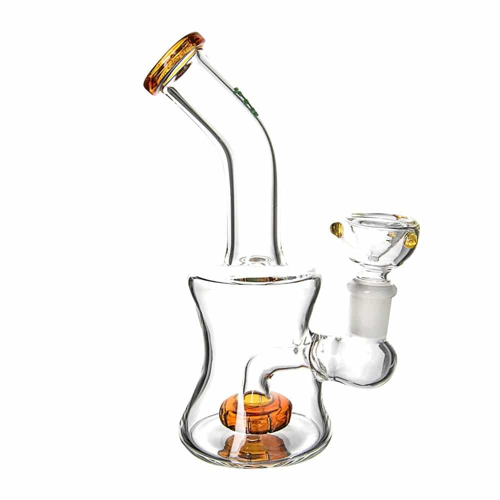 Hemper 6.5" Hourglass Water Pipe 14mm - Assorted Colors / 3