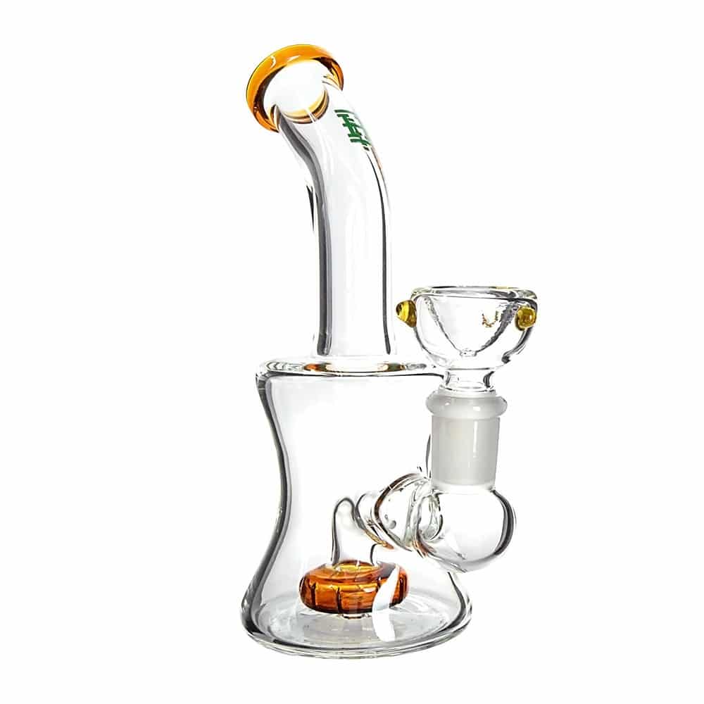 Hemper 6.5" Hourglass Water Pipe 14mm - Assorted Colors / 4