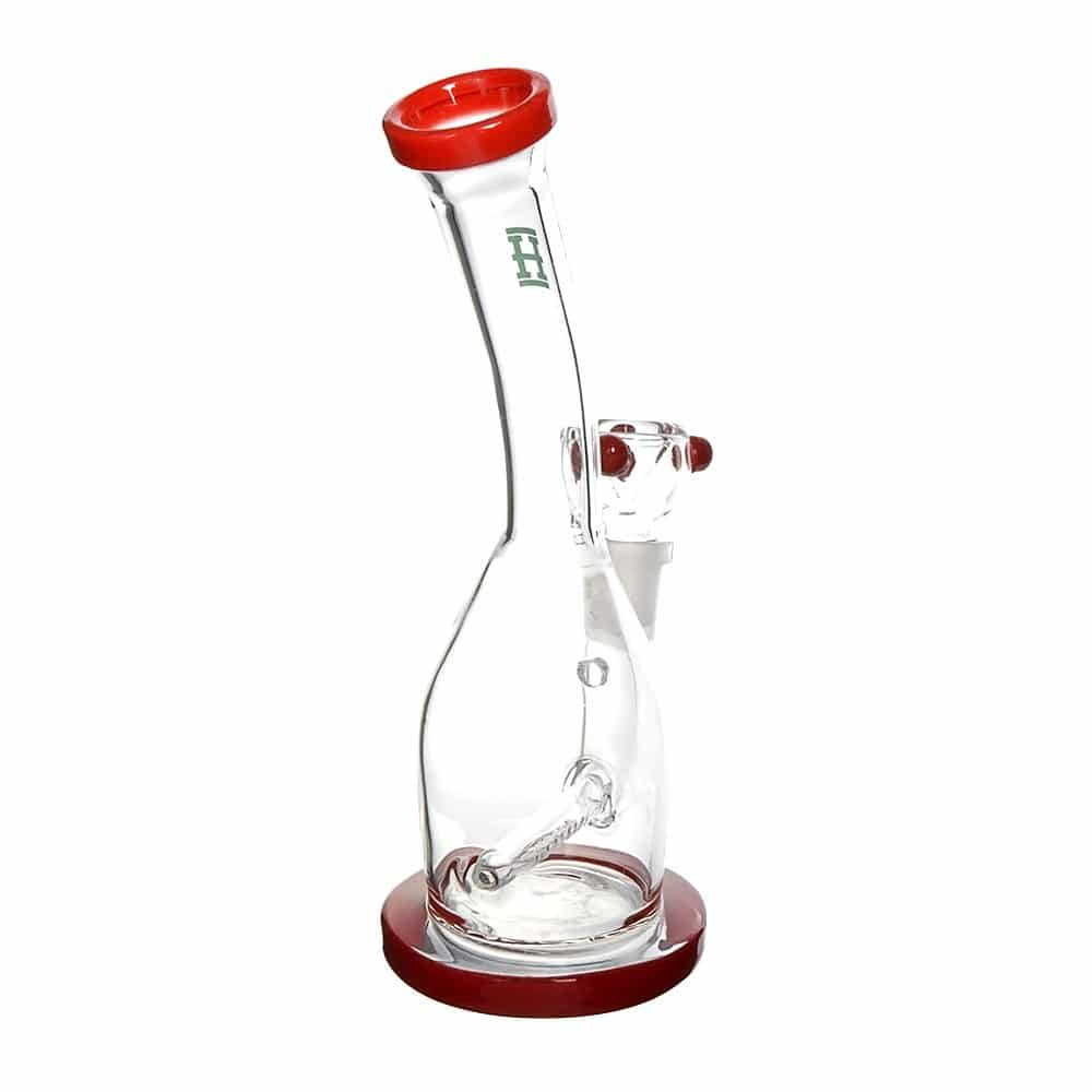 Hemper 7.5" "The Whistler" Water Pipe 14mm - Red / 2