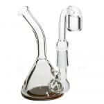 Bio Hazrard | 3.75" Reversal Beaker Mini Dab Rig 10mm - Assorted Colors | Perfectly Petite and Powerful