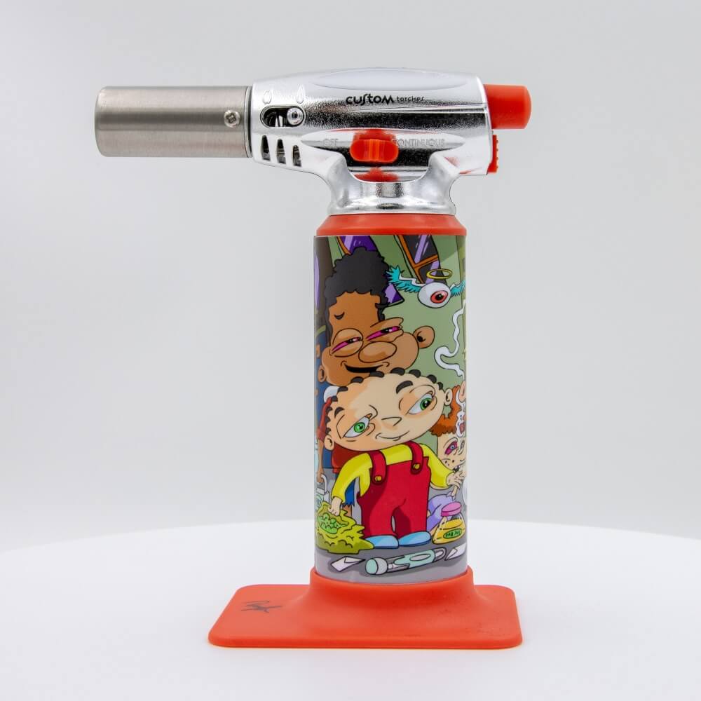 Custom Torches - Dunkees "Nice Nuggs" Butane Torch - Red / 2