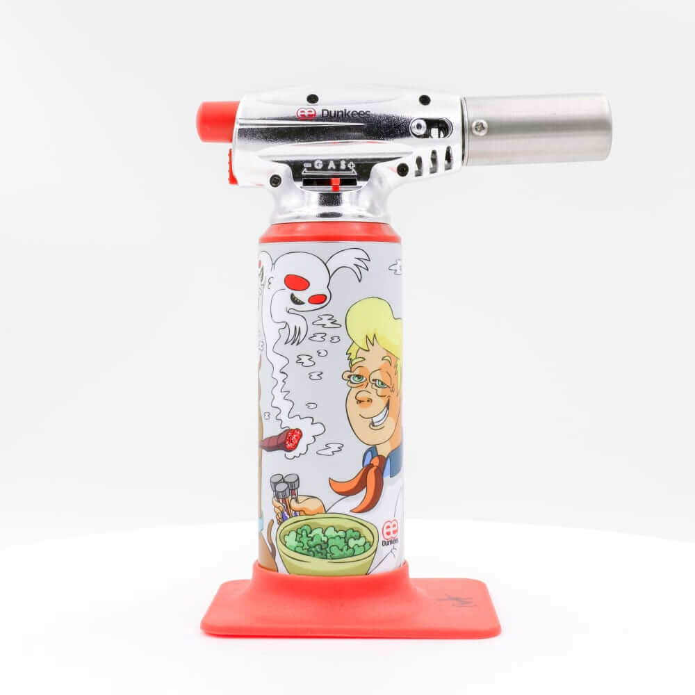Custom Torches - Dunkees "Find Daphne" Butane Torch - Red / 4