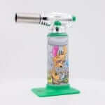 Custom Torches | Dunkees "Gate Fee" Butane Torch - Green