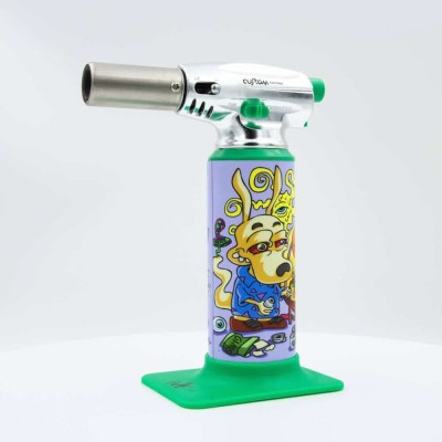 Custom Torches - Dunkees "Old School Way" Butane Torch - Green